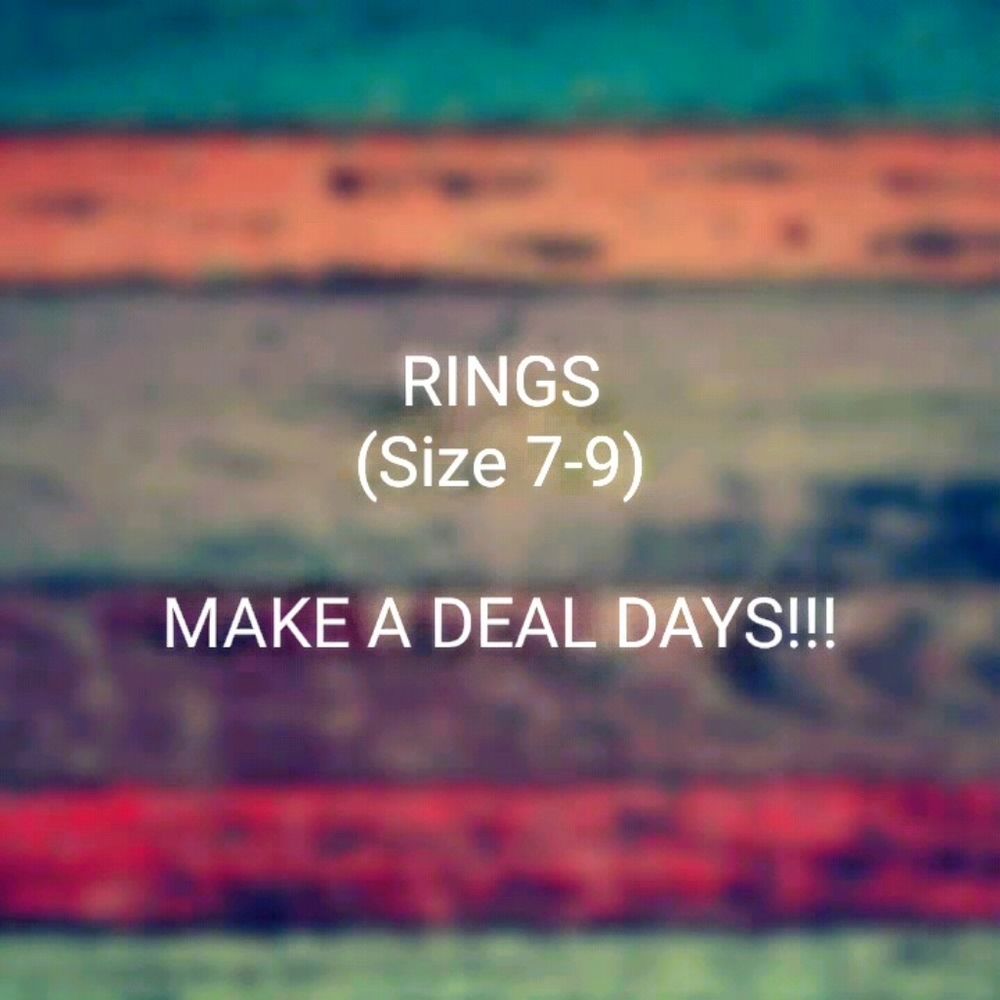 Rings, (Size 7-9)